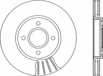 OPEN PARTS bdr117720 -  Тормозной диск